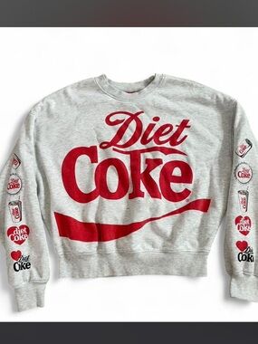 Diet Coke Graphic Coca Cola Sleeve Hoodie Crewneck Official Merchandise